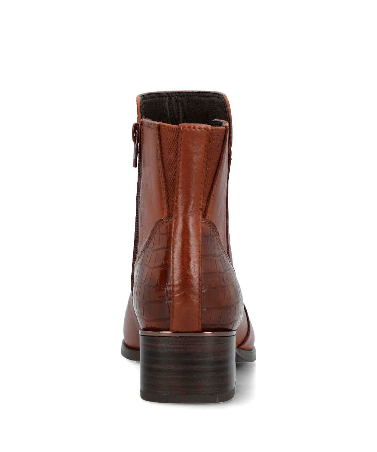 Botin Cuero Mujer Samby Café