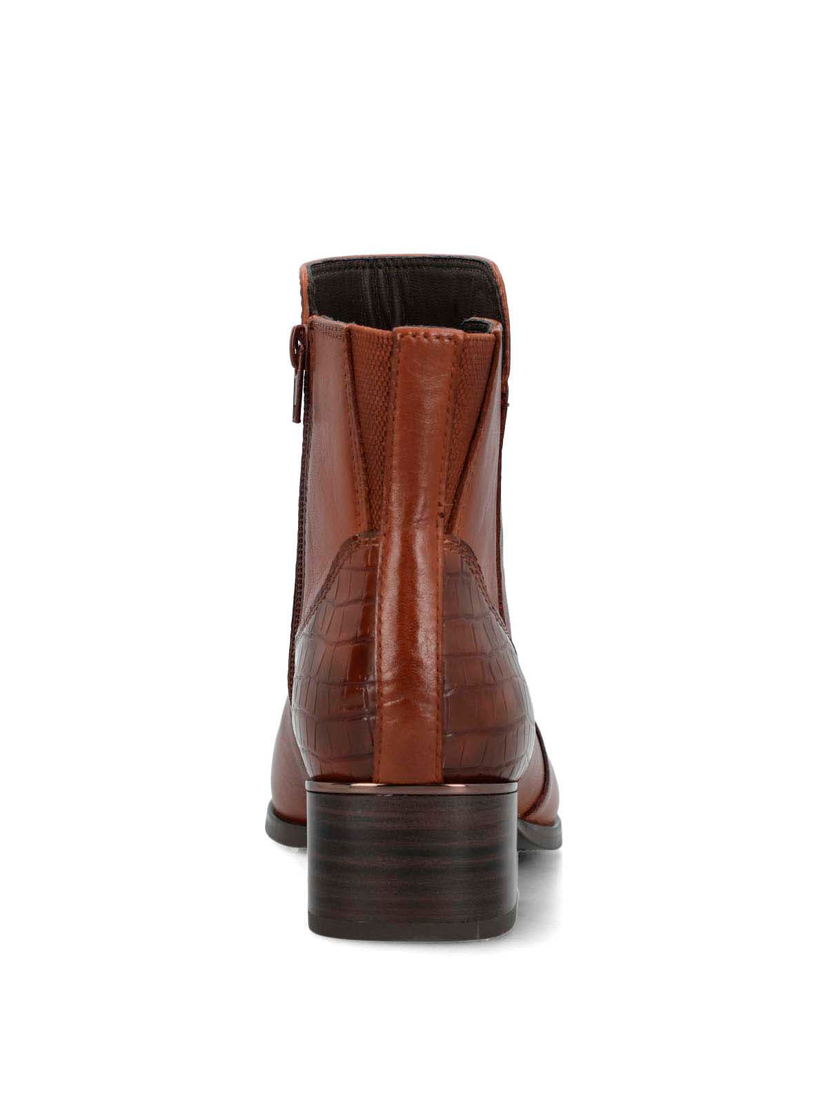 Botin Cuero Mujer Samby Café