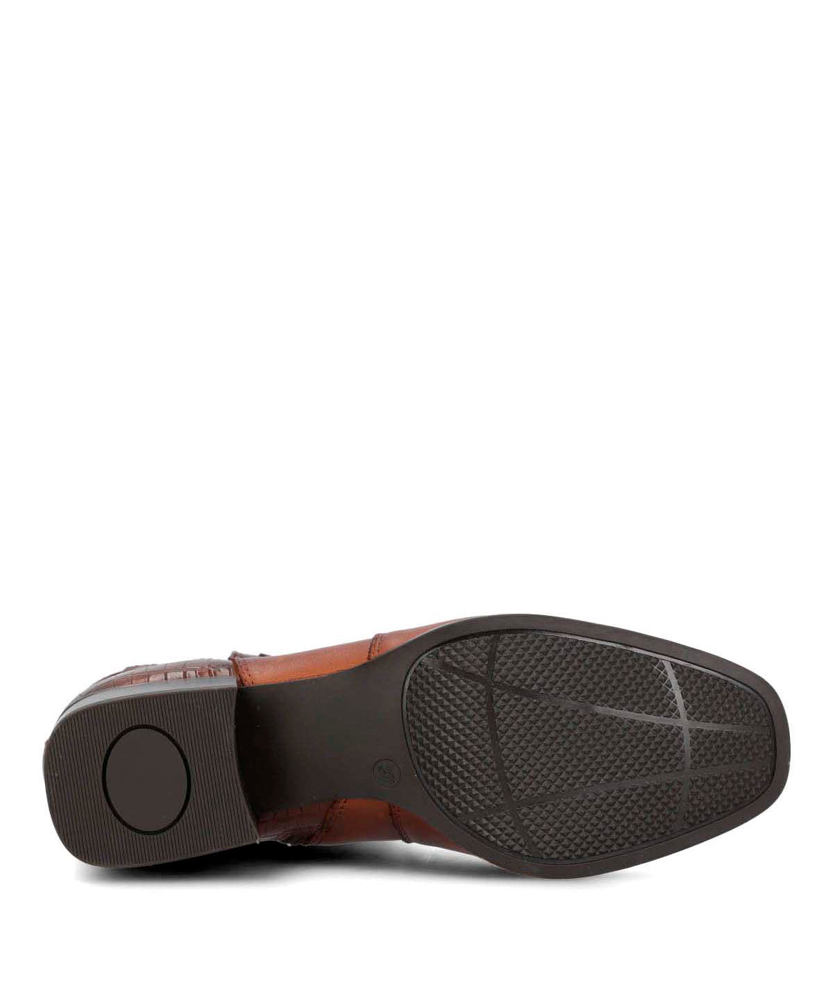 Botin Cuero Mujer Samby Café