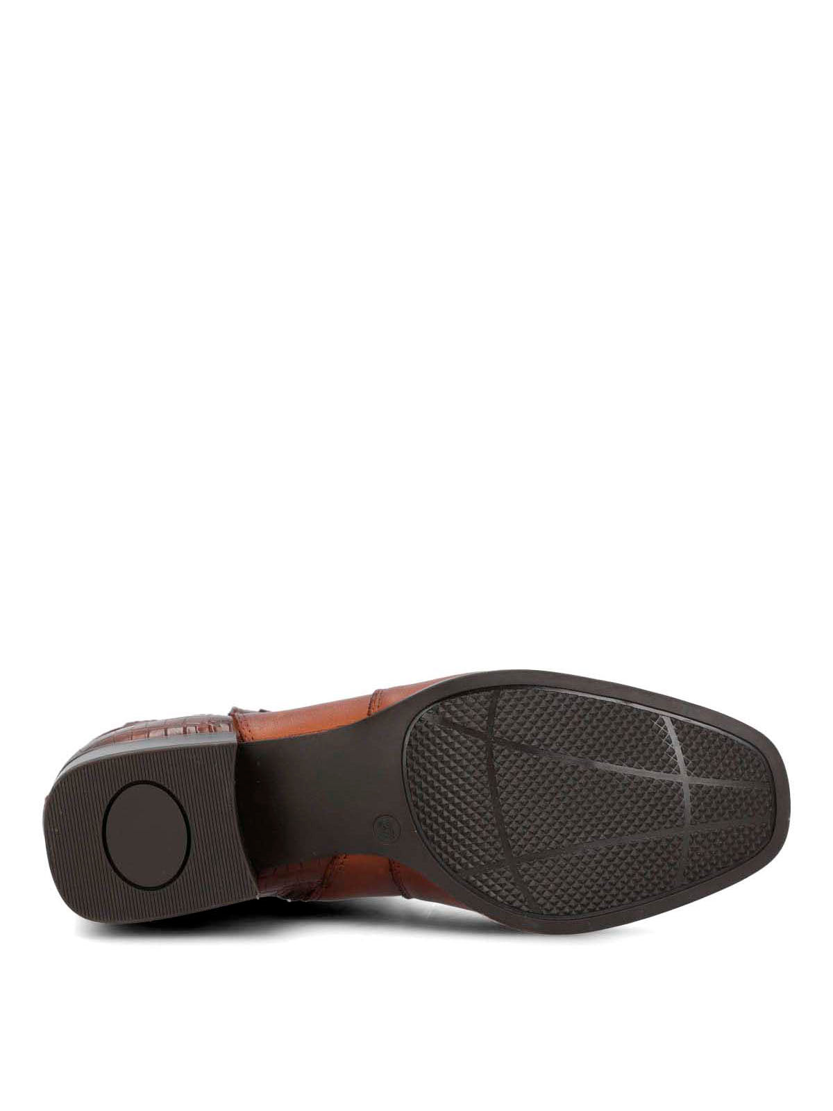 Botin Cuero Mujer Samby Café