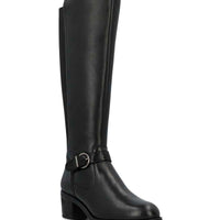 Bota Cuero Mujer Elsetet Negra