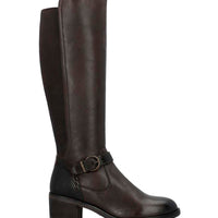 Bota Cuero Mujer Elsetet Café