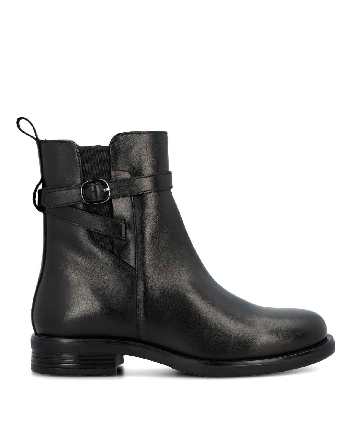 Botin Cuero Mujer Andresa Negro