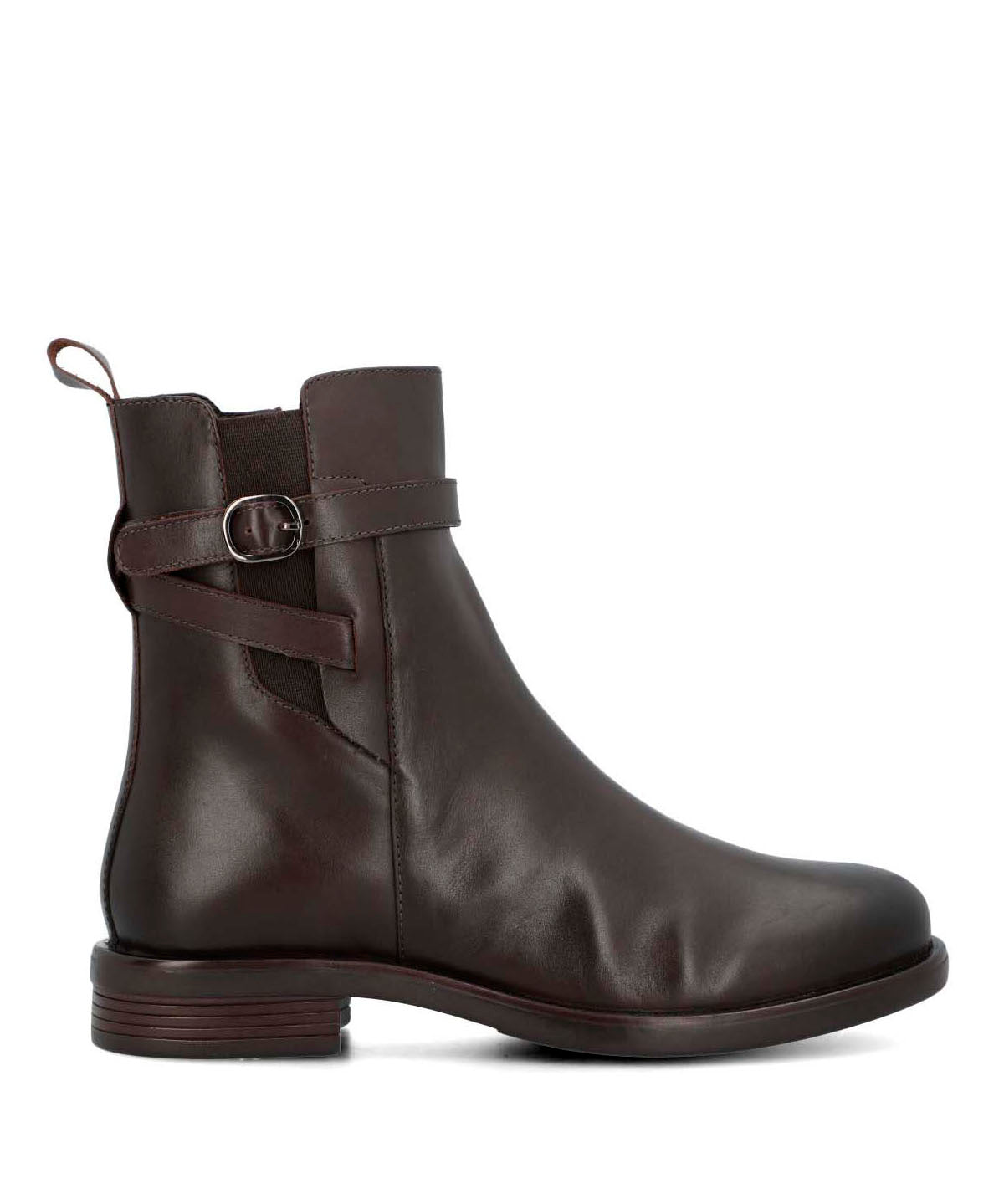 Botin Cuero Mujer Andresa Café