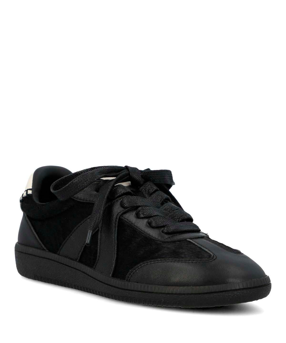 Zapatilla Cuero Mujer Sanset Negro-Hush Puppies Chile