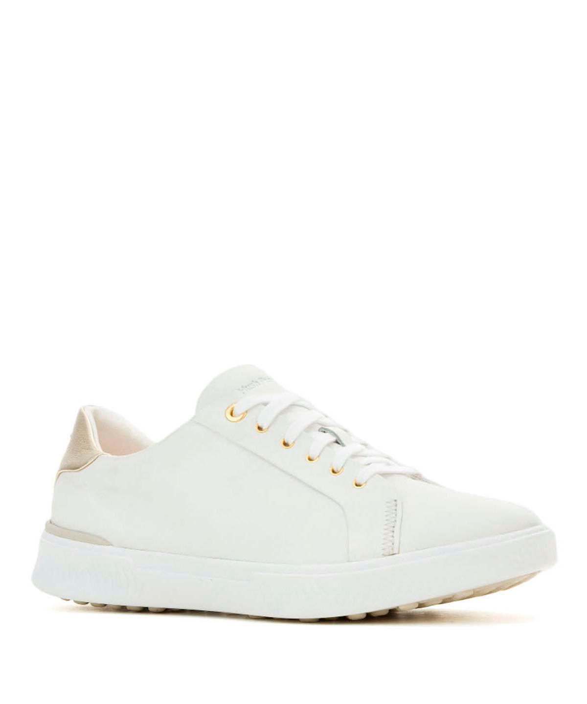 Zapatilla Cuero Mujer Mae Laceup Blanco