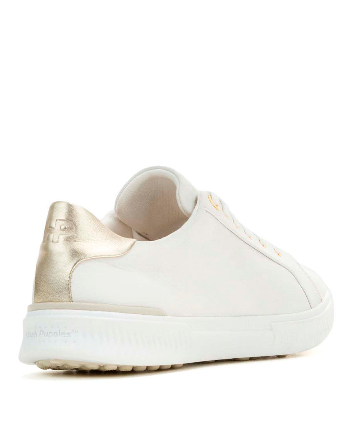 Zapatilla Cuero Mujer Mae Laceup Blanco