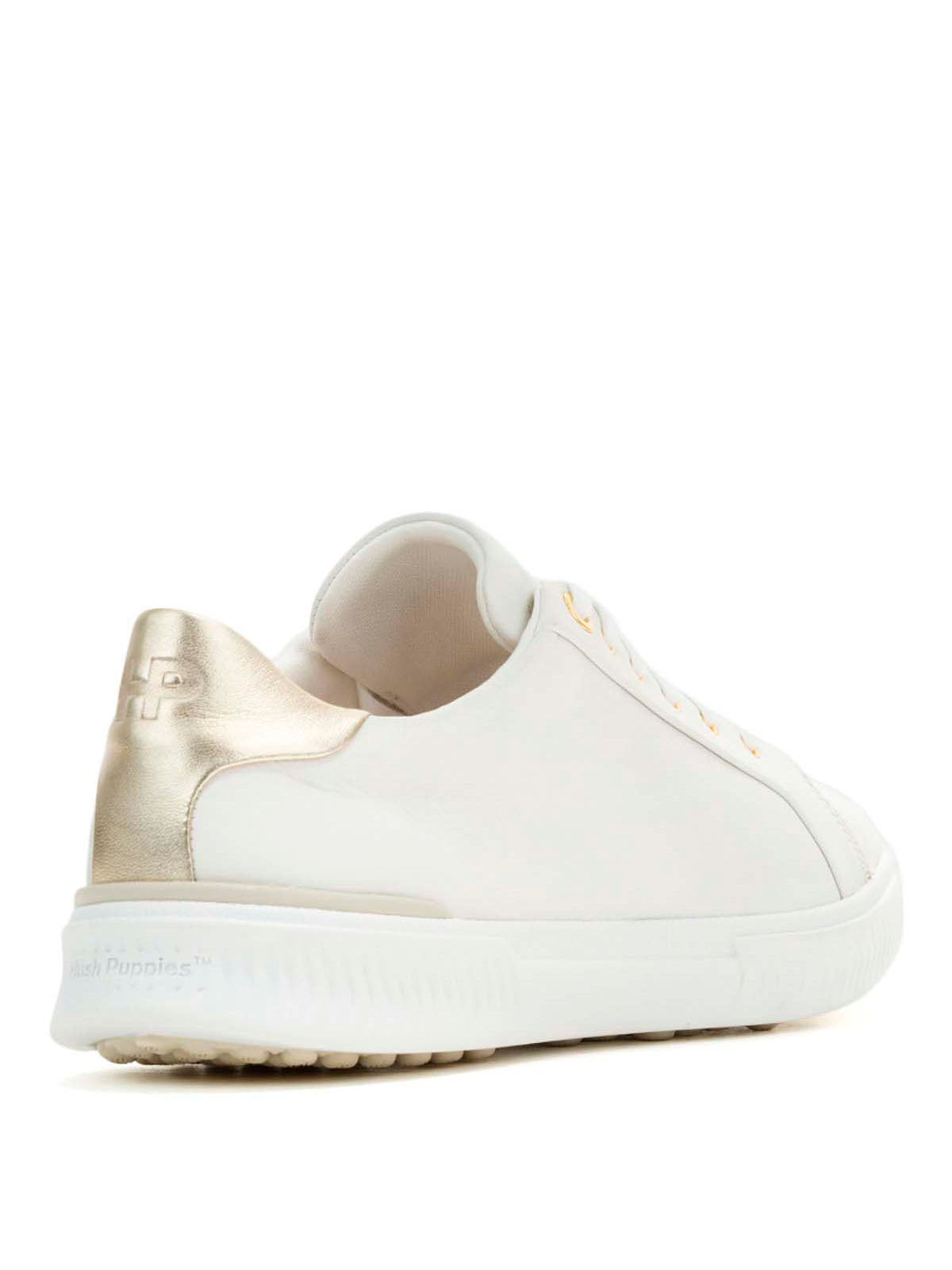 Zapatilla Cuero Mujer Mae Laceup Blanco