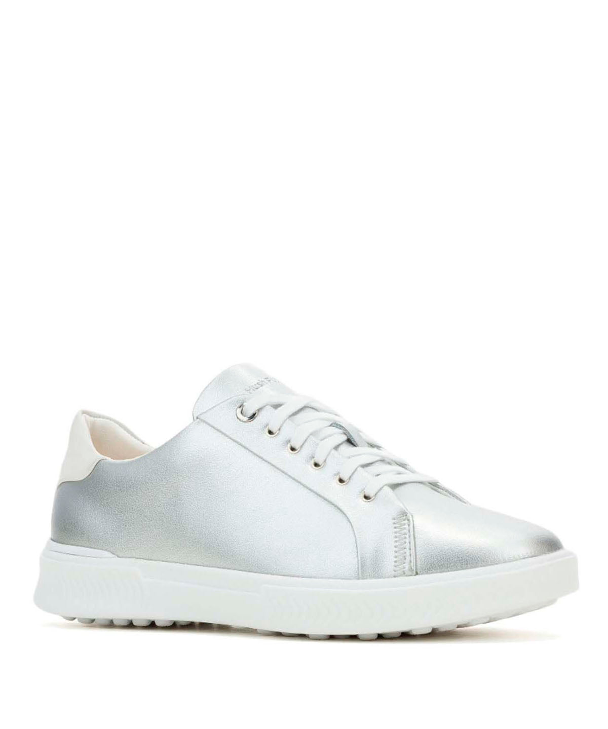 Zapatilla Cuero Mujer Mae Laceup Metalizado