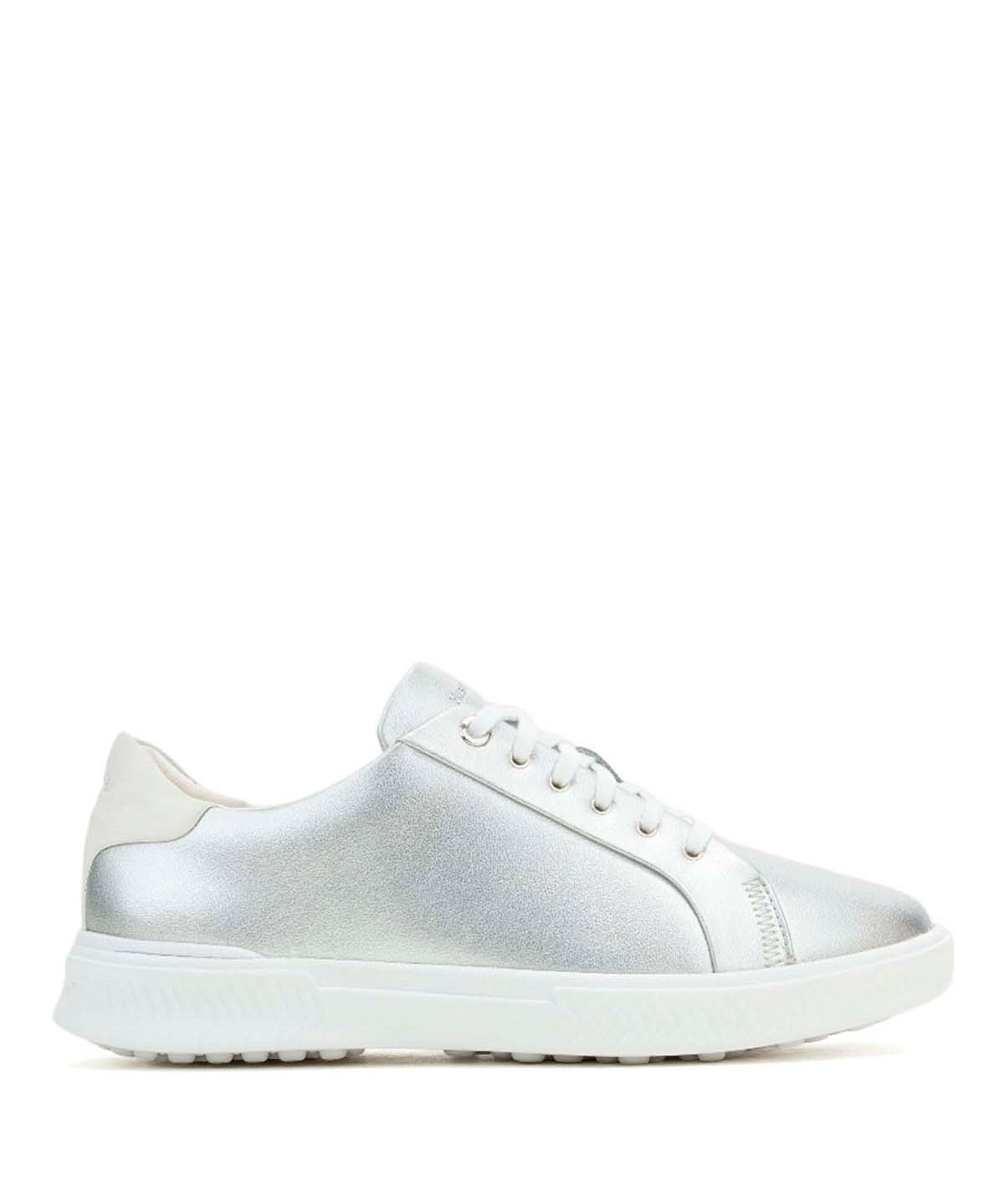 Zapatilla Cuero Mujer Mae Laceup Metalizado