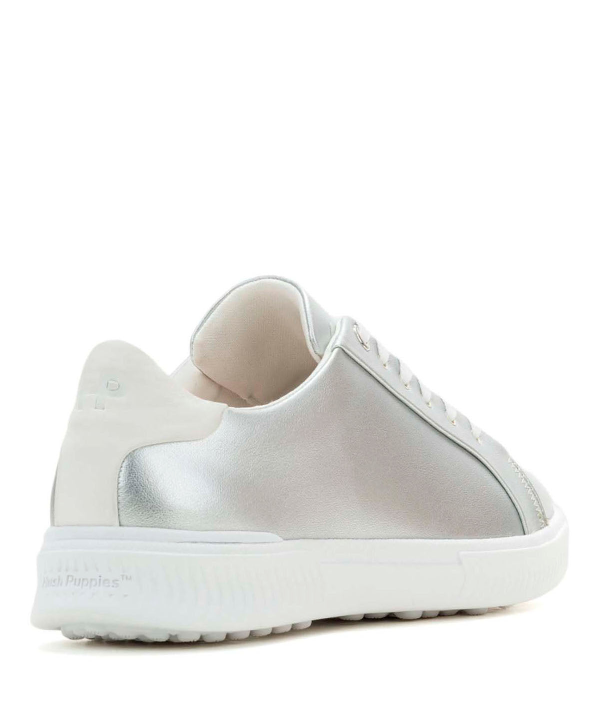 Zapatilla Cuero Mujer Mae Laceup Metalizado