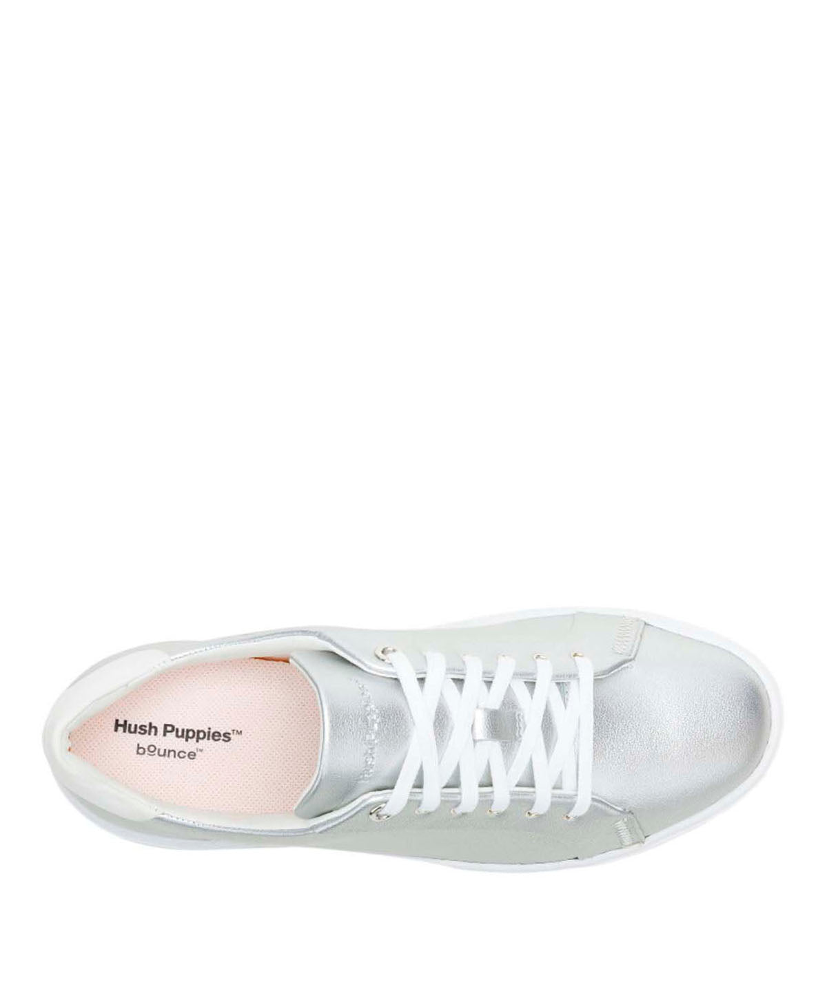 Zapatilla Cuero Mujer Mae Laceup Metalizado