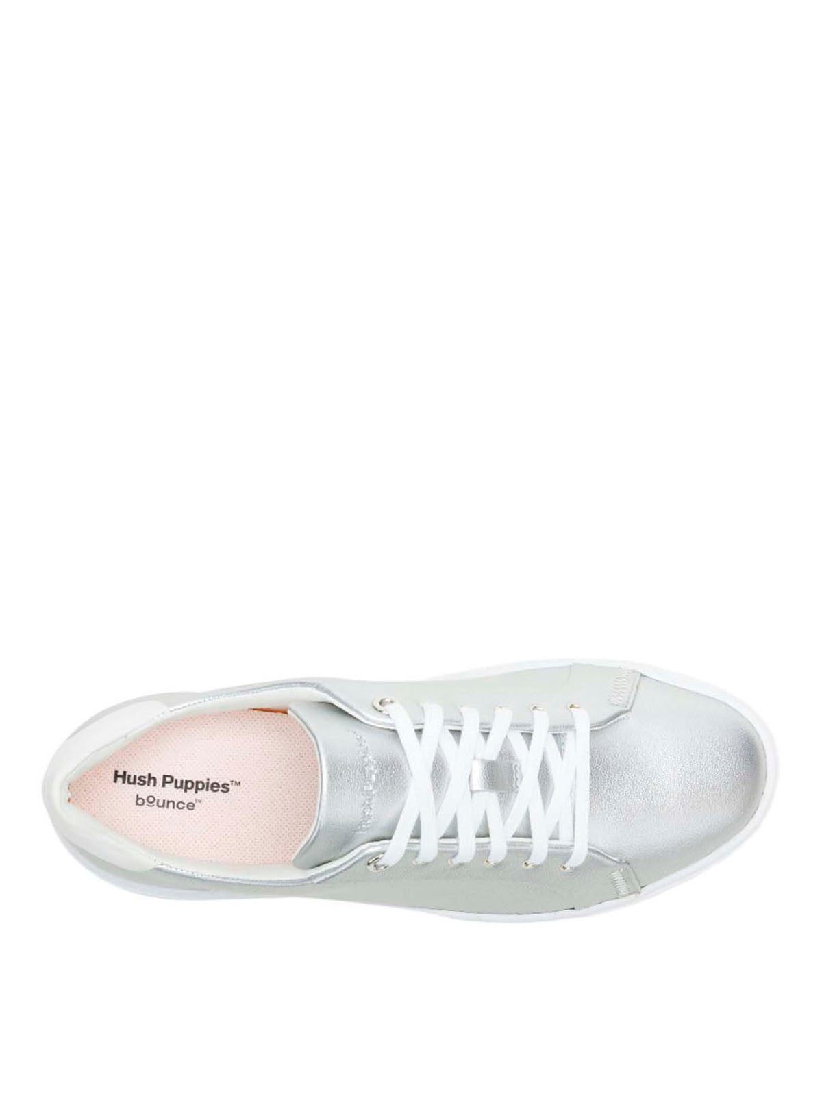 Zapatilla Cuero Mujer Mae Laceup Metalizado