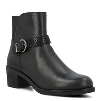 Botin Cuero Mujer Else Negro
