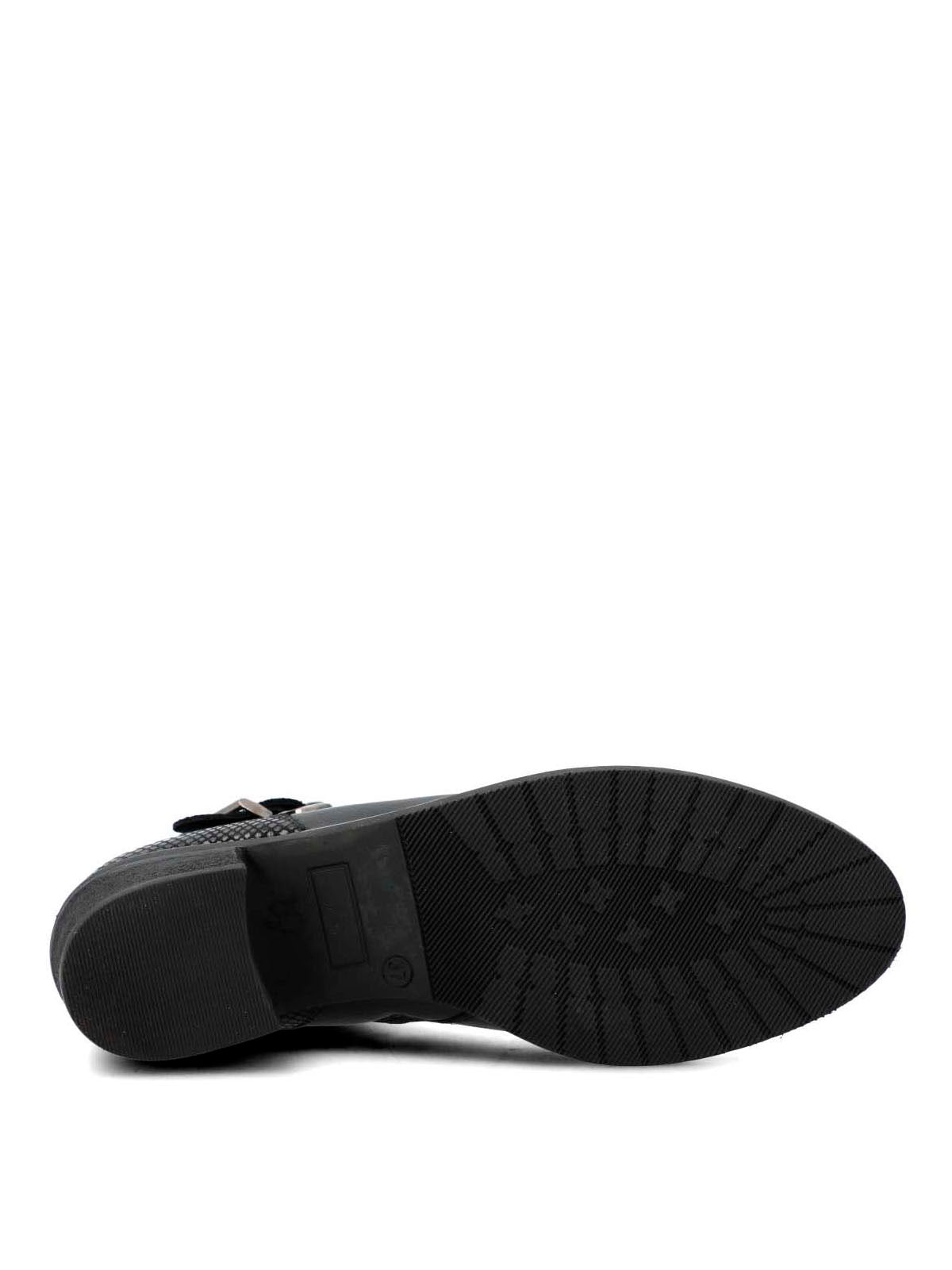 Botin Cuero Mujer Else Negro
