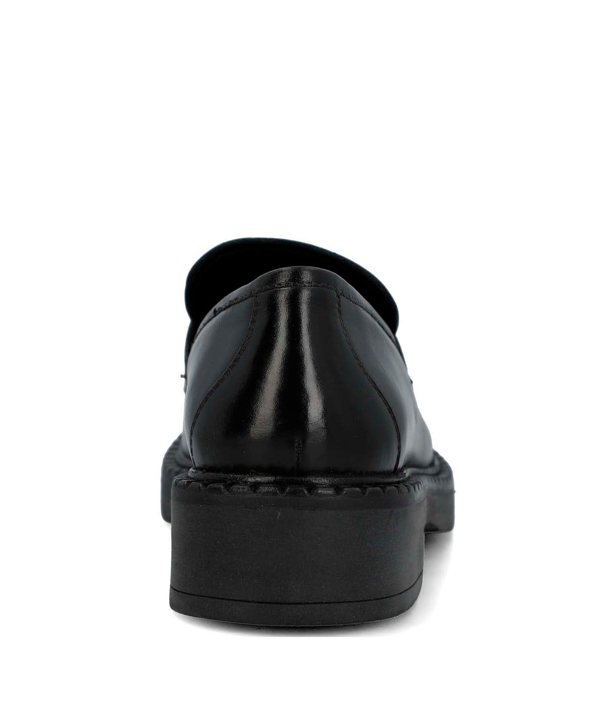 Mocasin Cuero Mujer Ruberta Negro