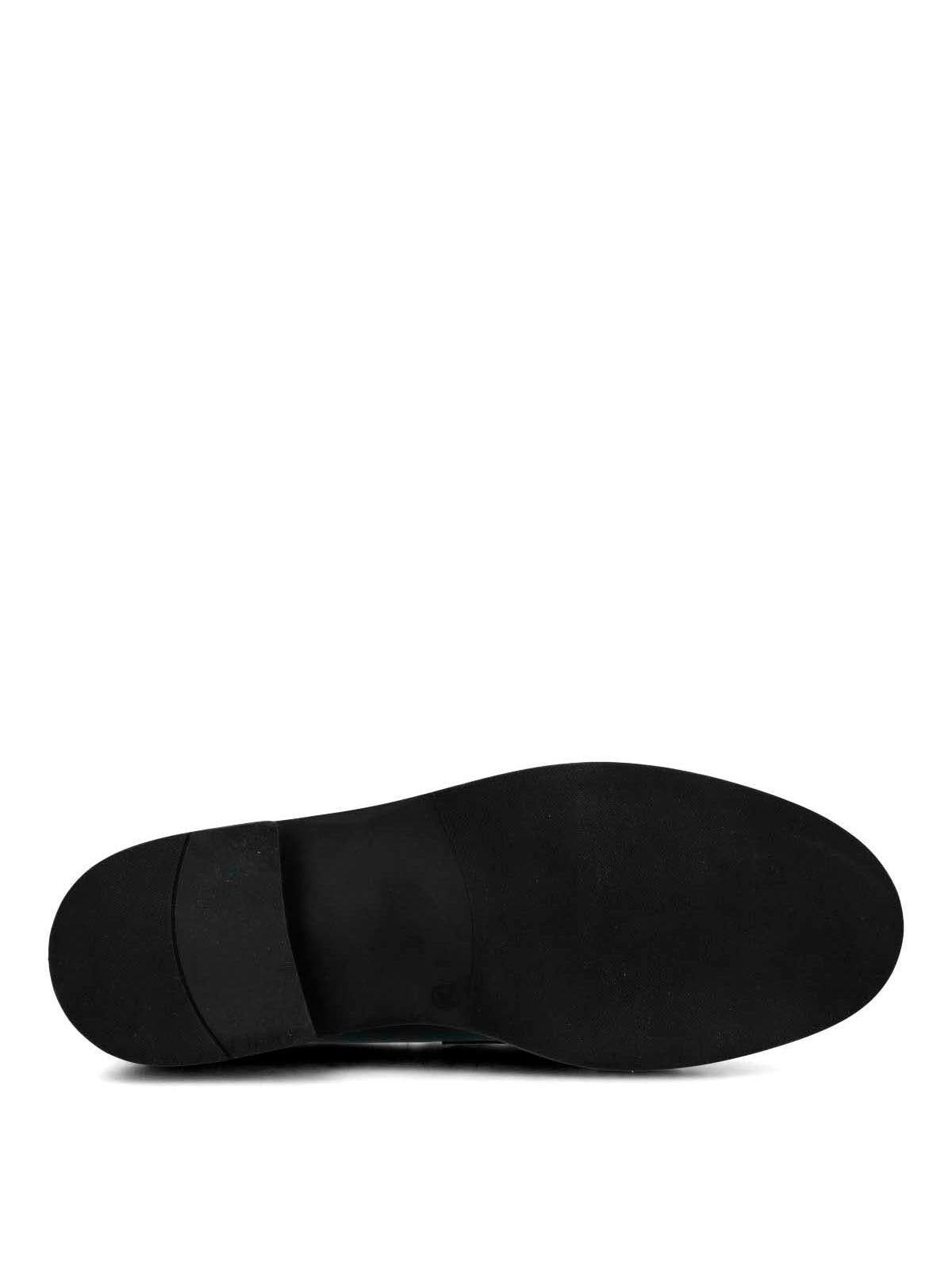 Mocasin Cuero Mujer Ruberta Negro