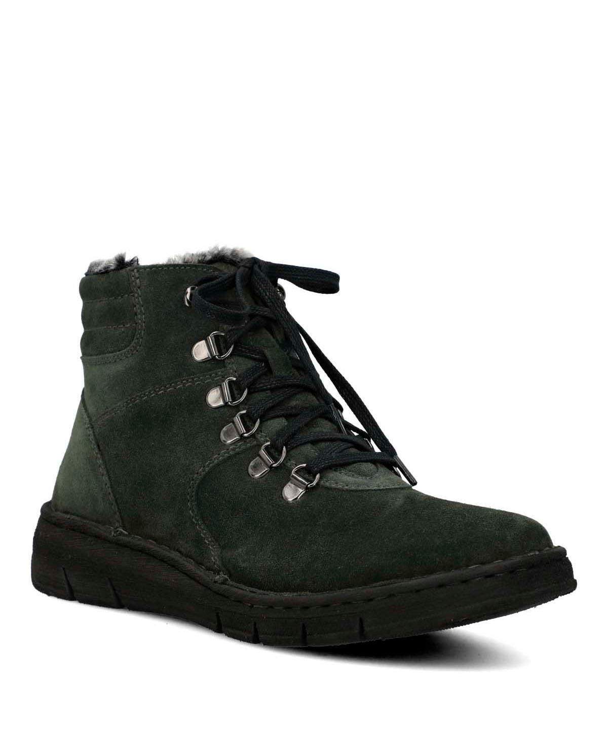 Botin Cuero Mujer Wormit Verde