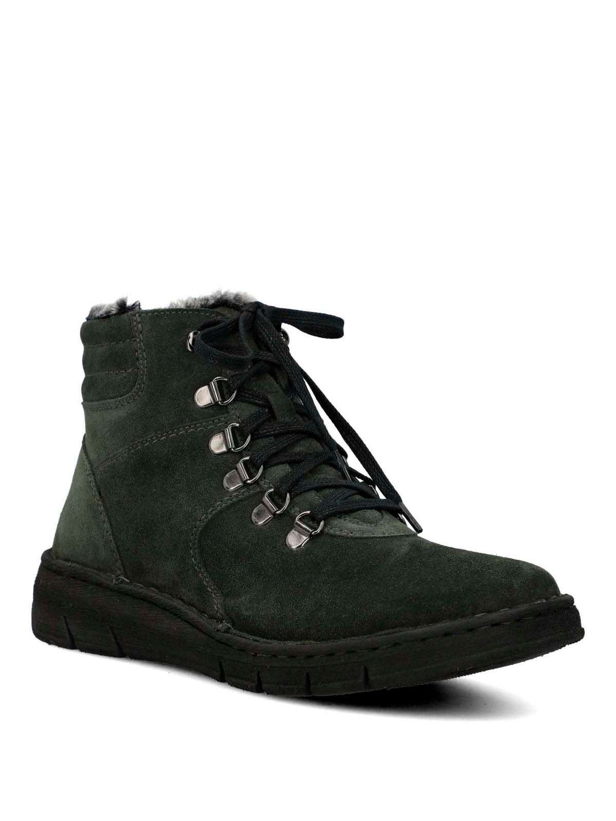 Botin Cuero Mujer Wormit Verde