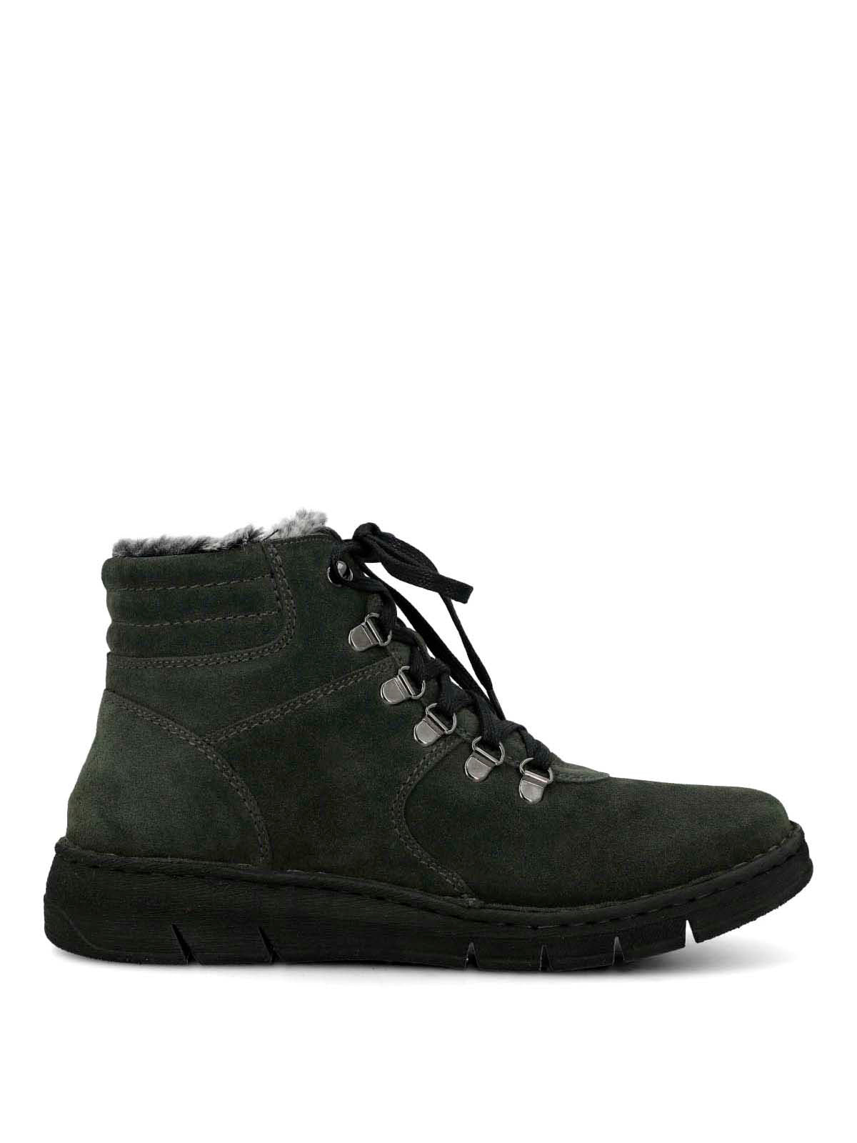 Botin Cuero Mujer Wormit Verde