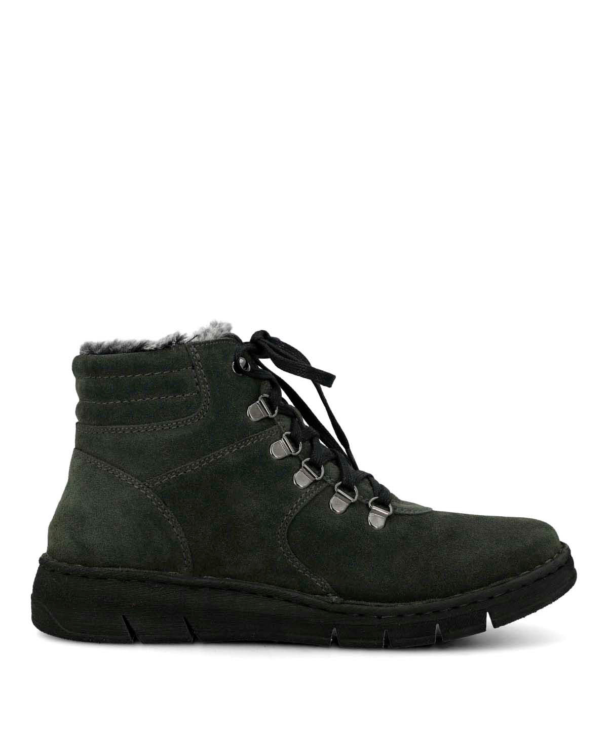 Botin Cuero Mujer Wormit Verde