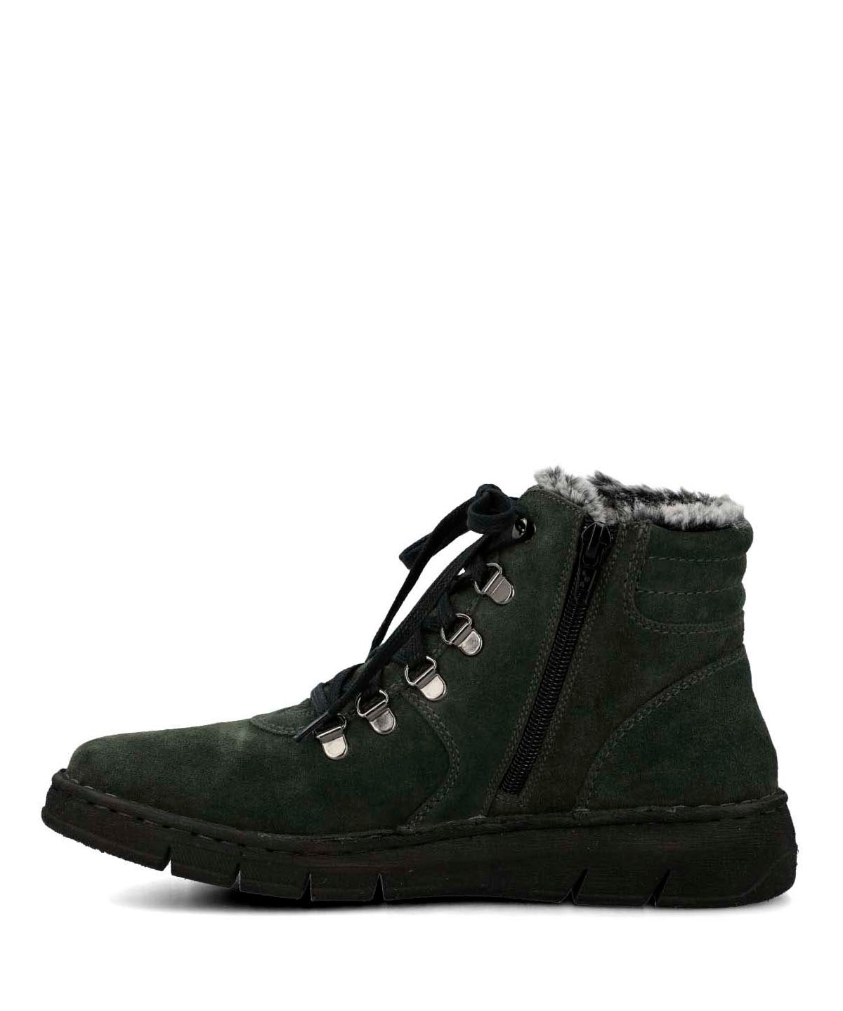 Botin Cuero Mujer Wormit Verde