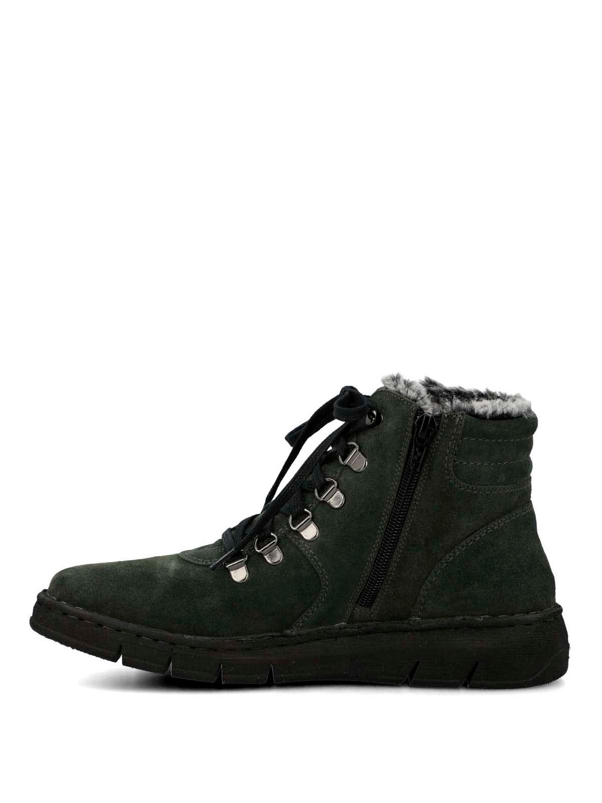 Botin Cuero Mujer Wormit Verde
