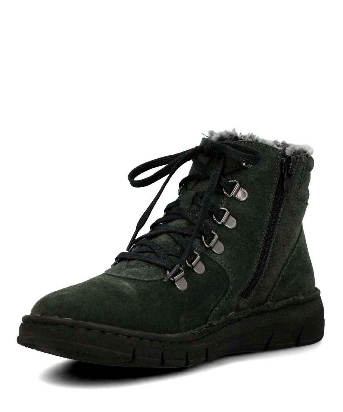 Botin Cuero Mujer Wormit Verde
