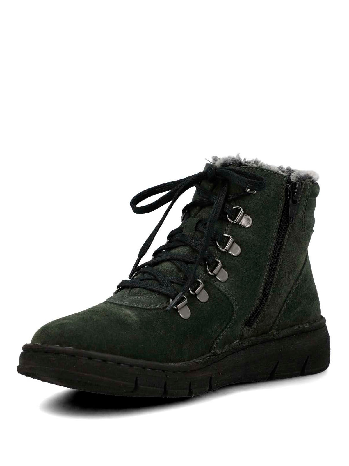 Botin Cuero Mujer Wormit Verde