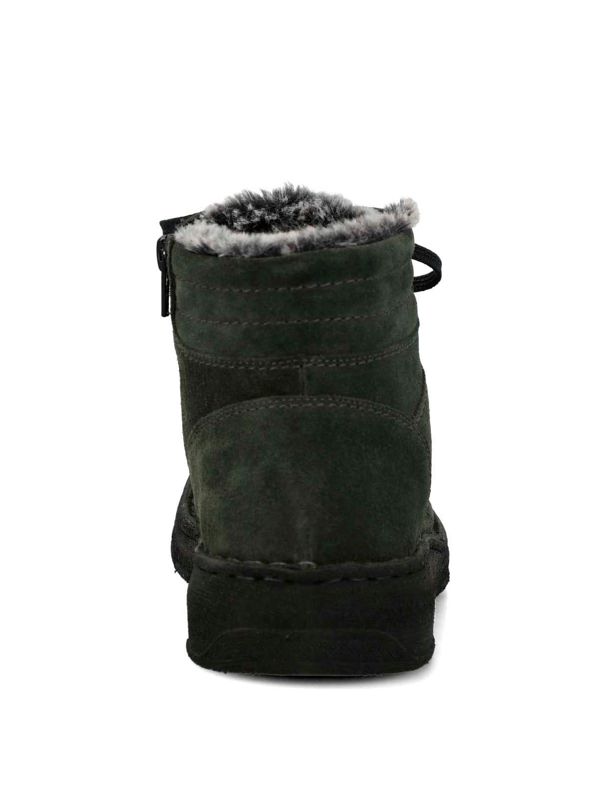 Botin Cuero Mujer Wormit Verde