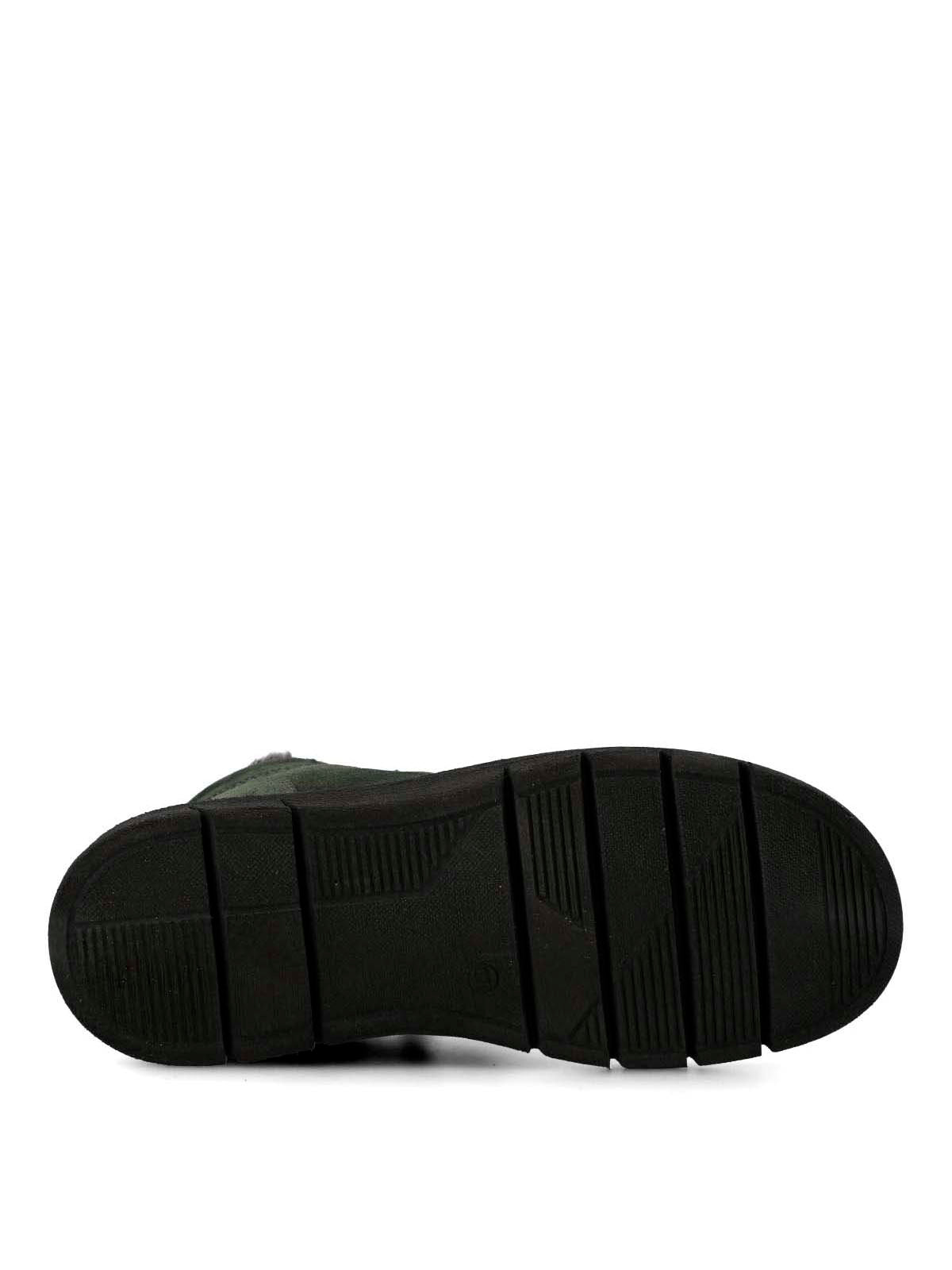 Botin Cuero Mujer Wormit Verde
