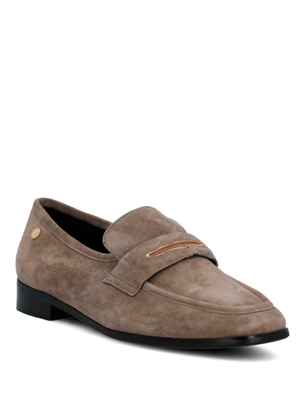 Mocasin Cuero Mujer Sulana Café