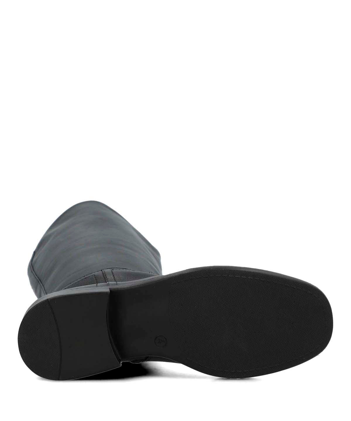 Bota Cuero Mujer Jorse Negra