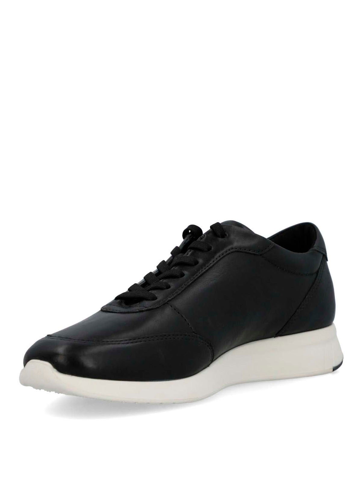 Zapatilla Cuero Mujer Kalfy Negro-Hush Puppies Chile