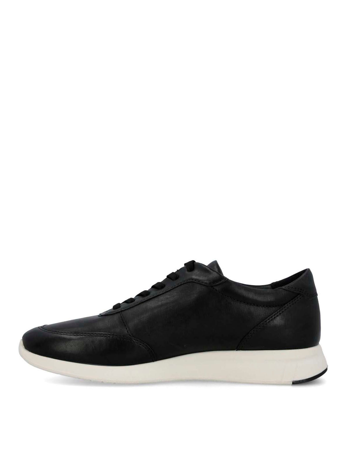 Zapatilla Cuero Mujer Kalfy Negro-Hush Puppies Chile