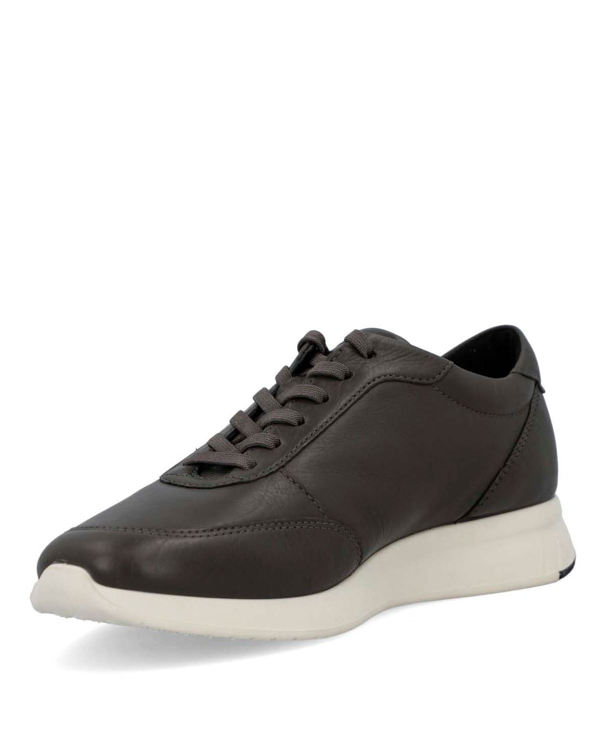 Zapatilla Cuero Mujer Kalfy Gris-Hush Puppies Chile