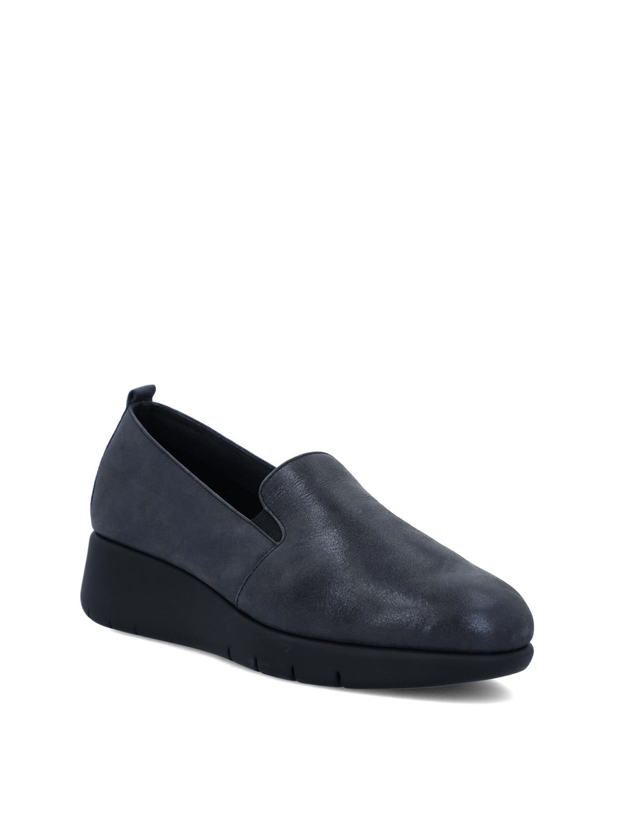 Slip On Cuero Mujer Judita Metalizado