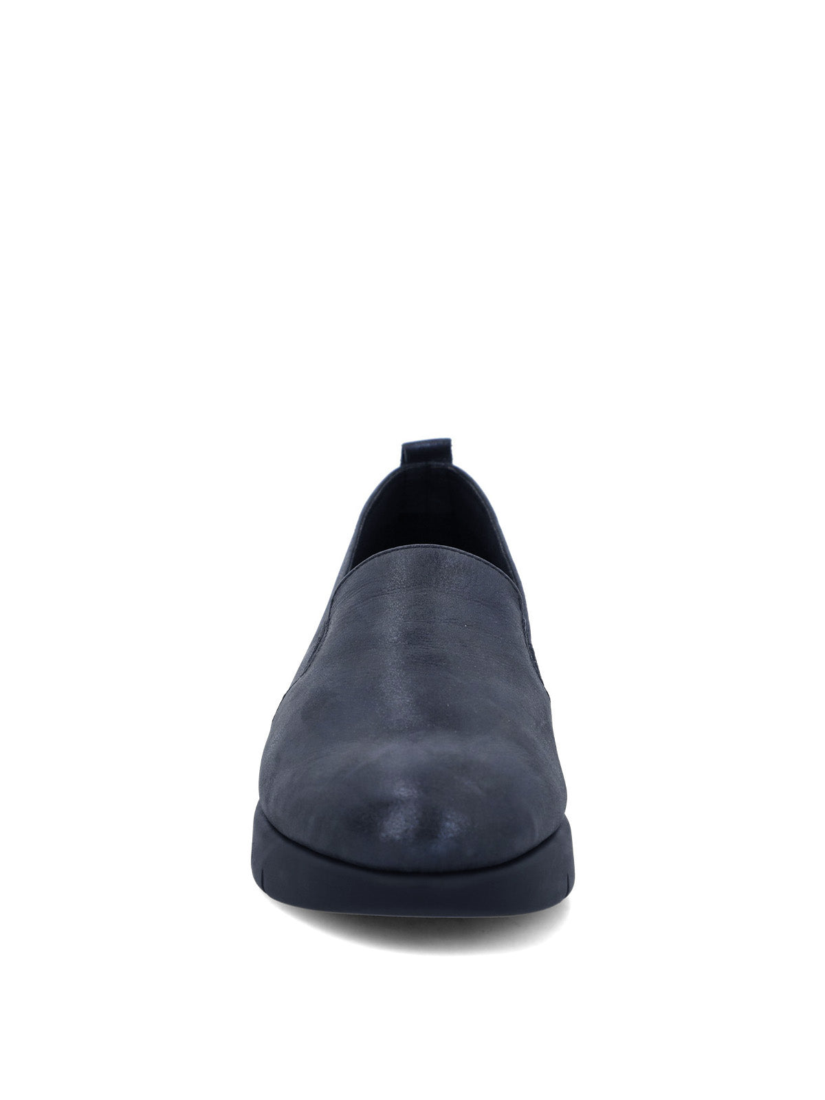 Slip On Cuero Mujer Judita Metalizado