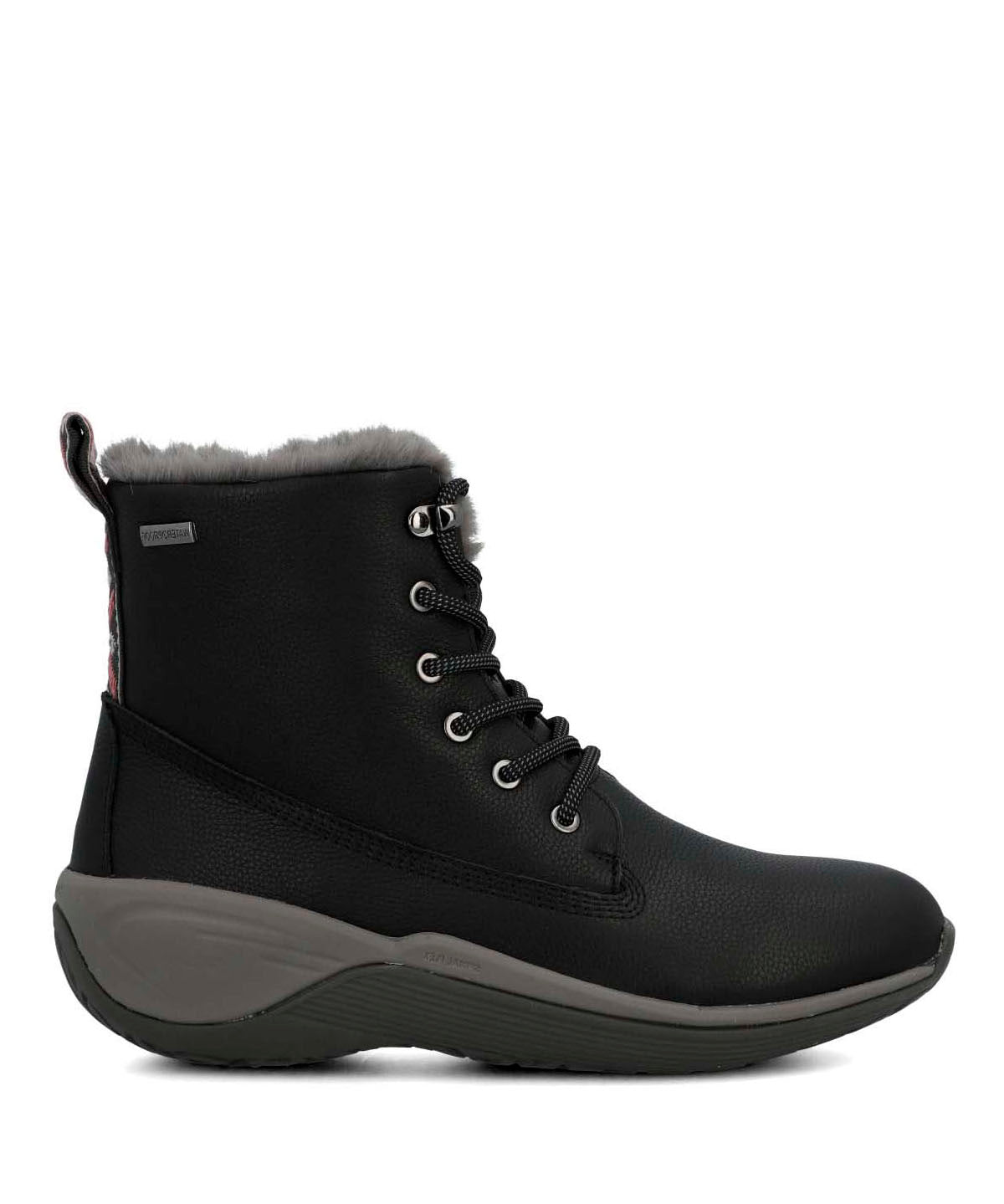 Botin Cuero Mujer Short Madras Negro