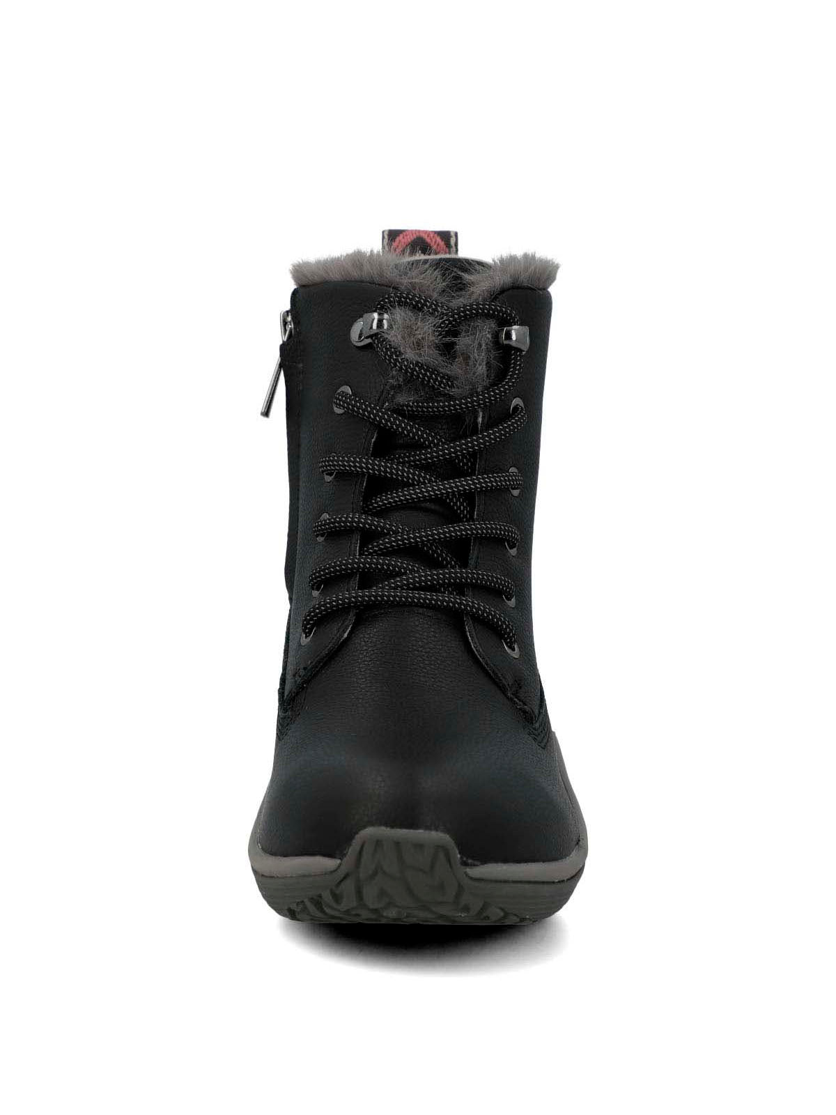 Botin Cuero Mujer Short Madras Negro