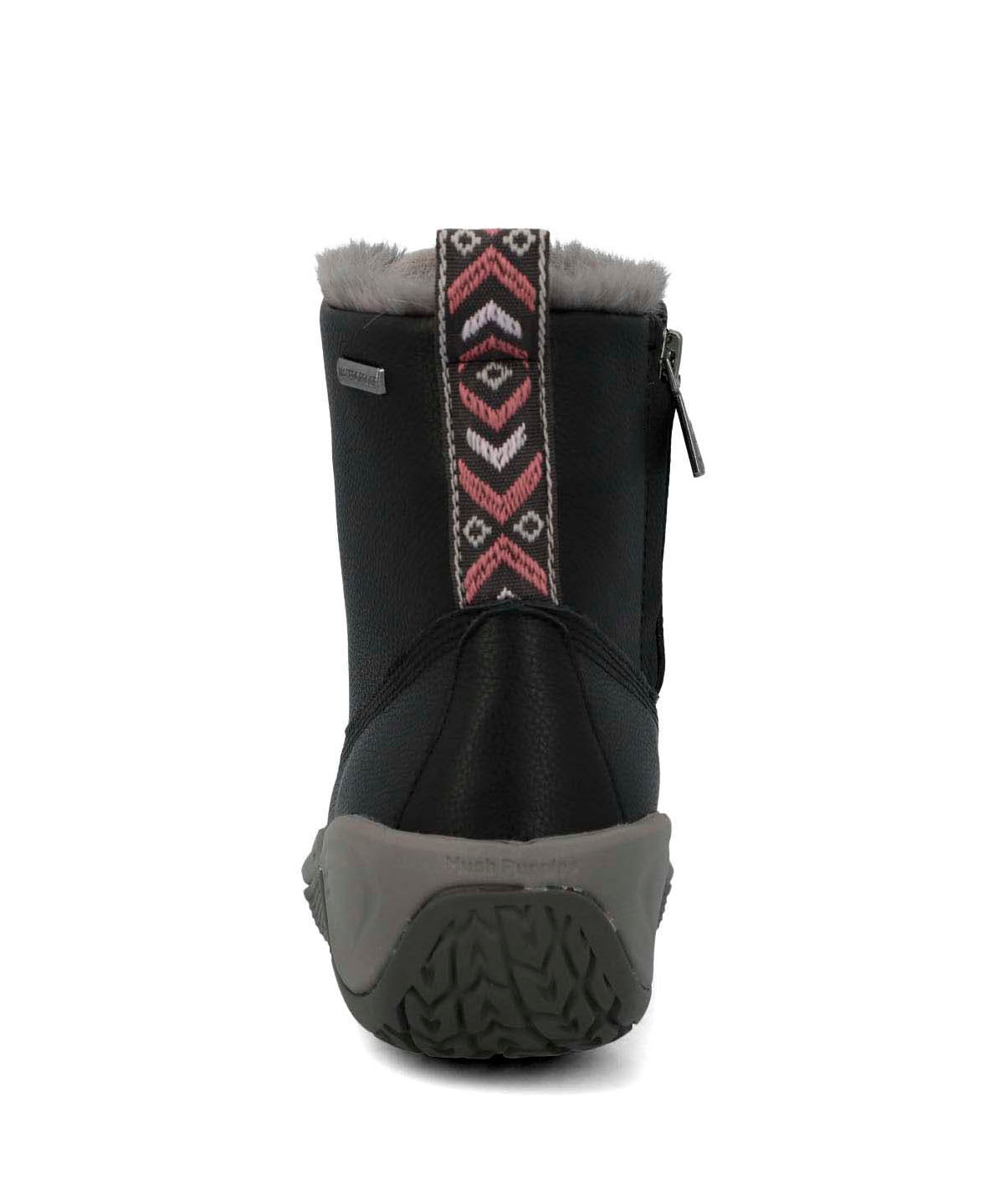 Botin Cuero Mujer Short Madras Negro