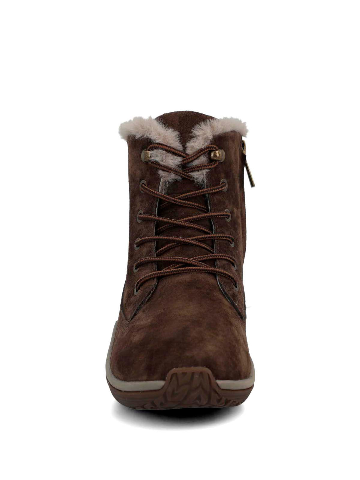 Botin Cuero Mujer Short Madras Café