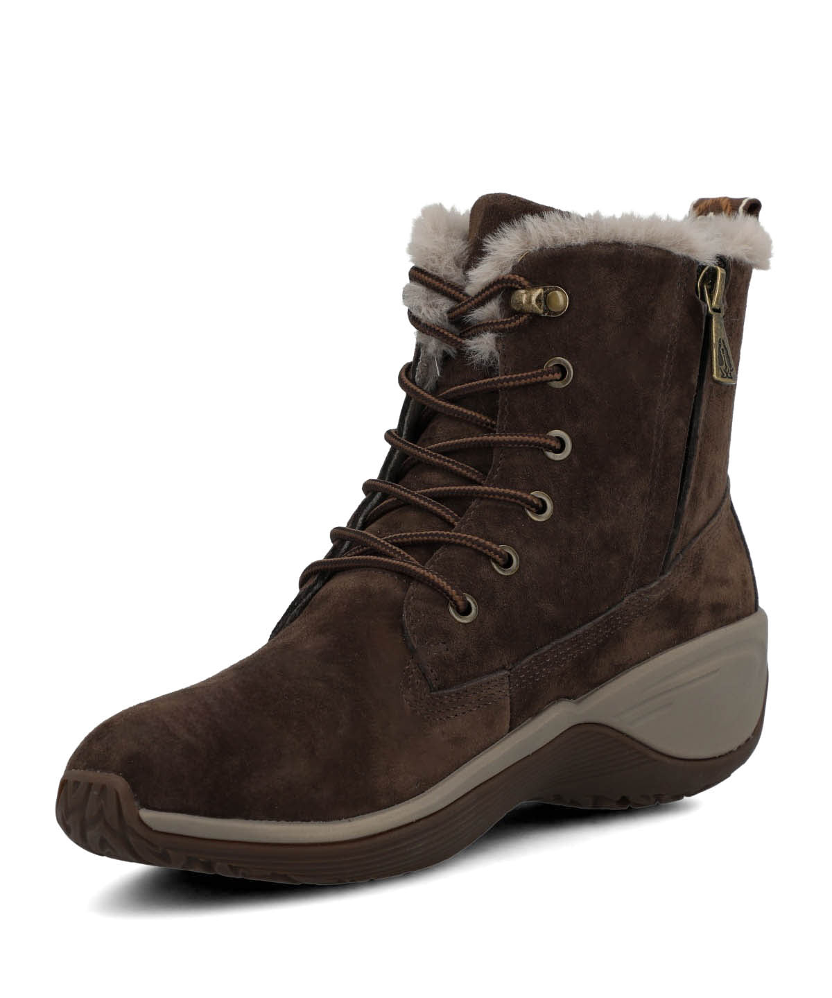 Botin Cuero Mujer Short Madras Café