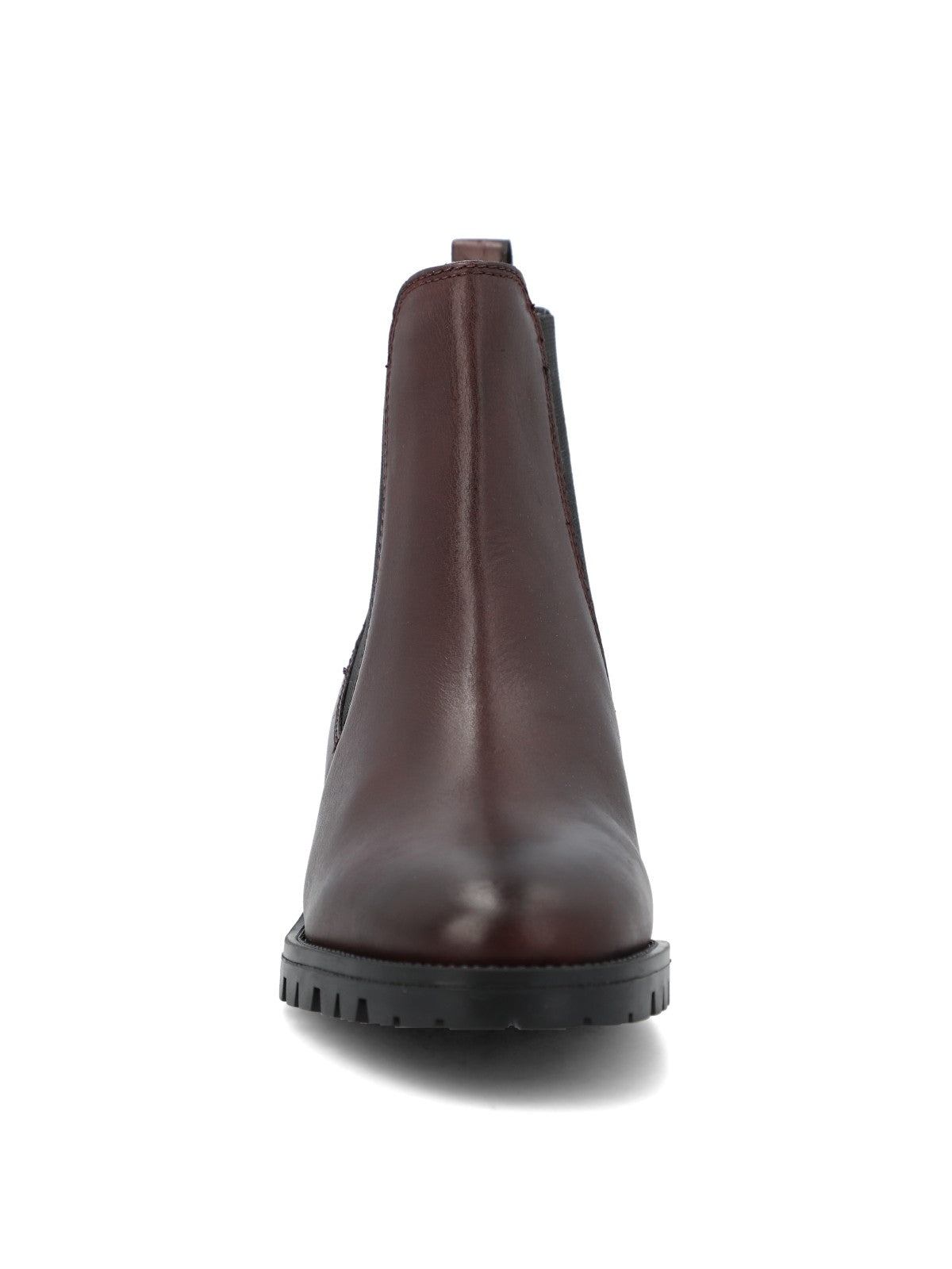 Botin Cuero Mujer Carmeli Burdeo