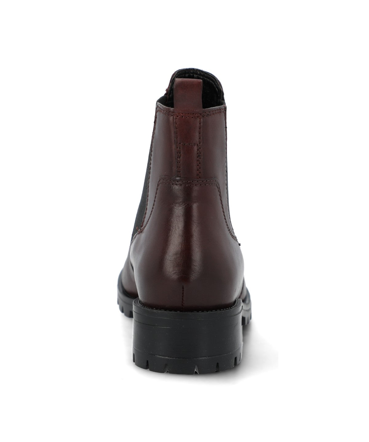 Botin Cuero Mujer Carmeli Burdeo