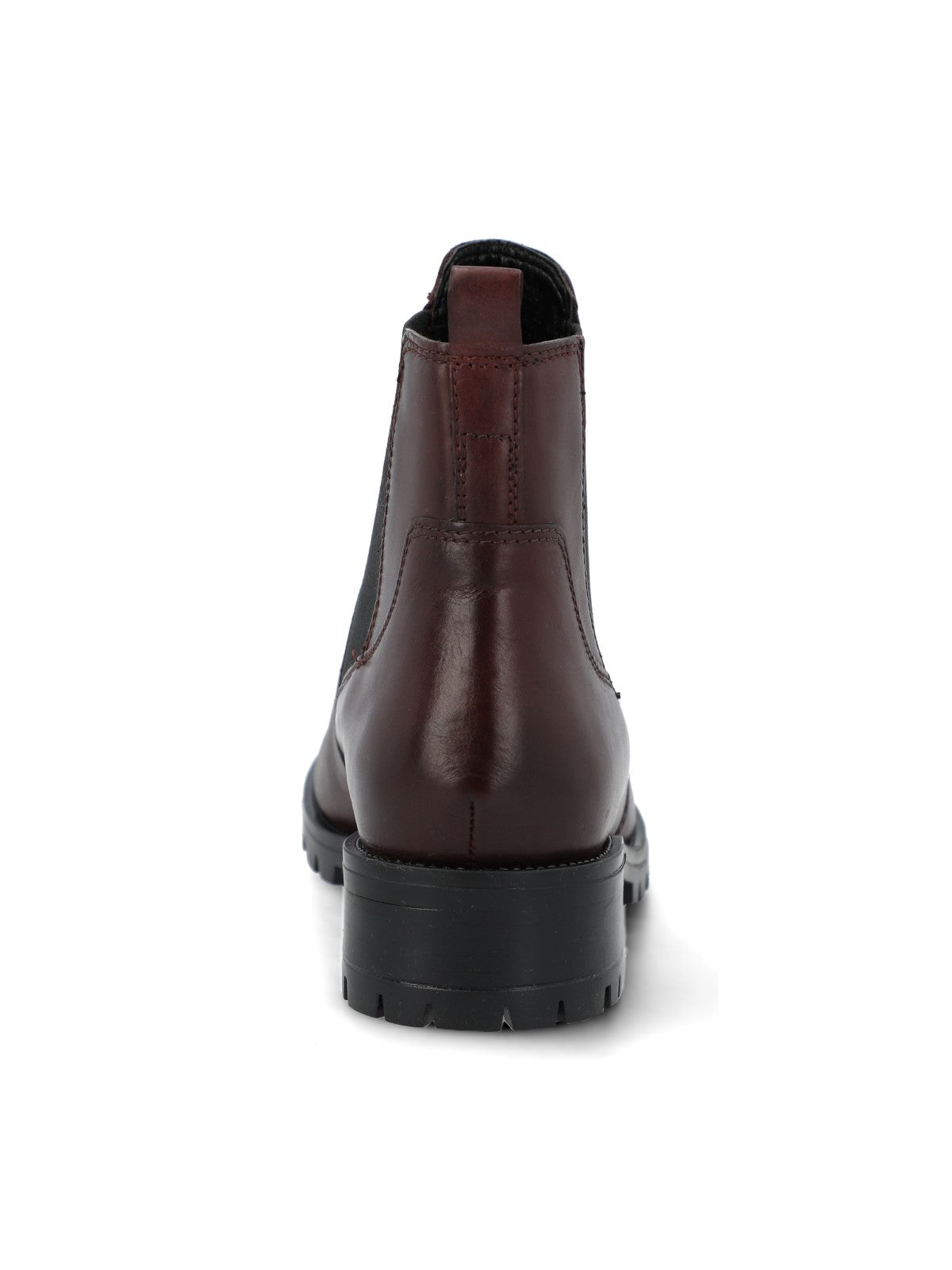 Botin Cuero Mujer Carmeli Burdeo