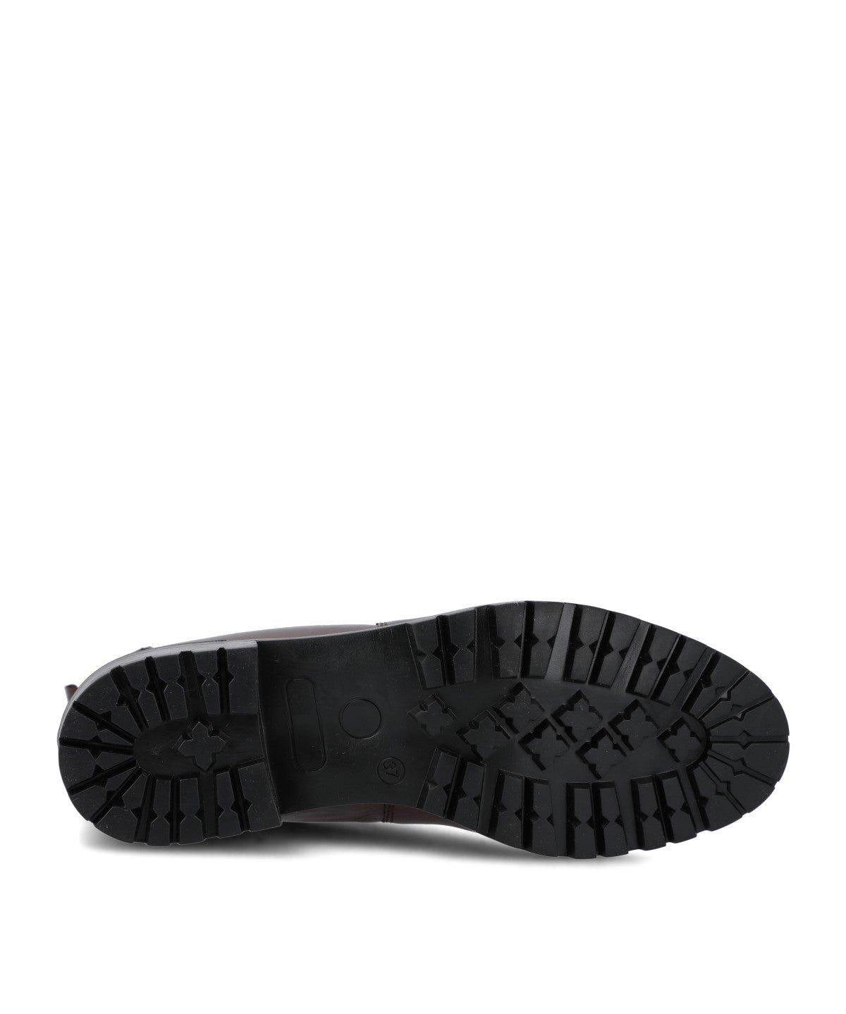 Botin Cuero Mujer Carmeli Burdeo