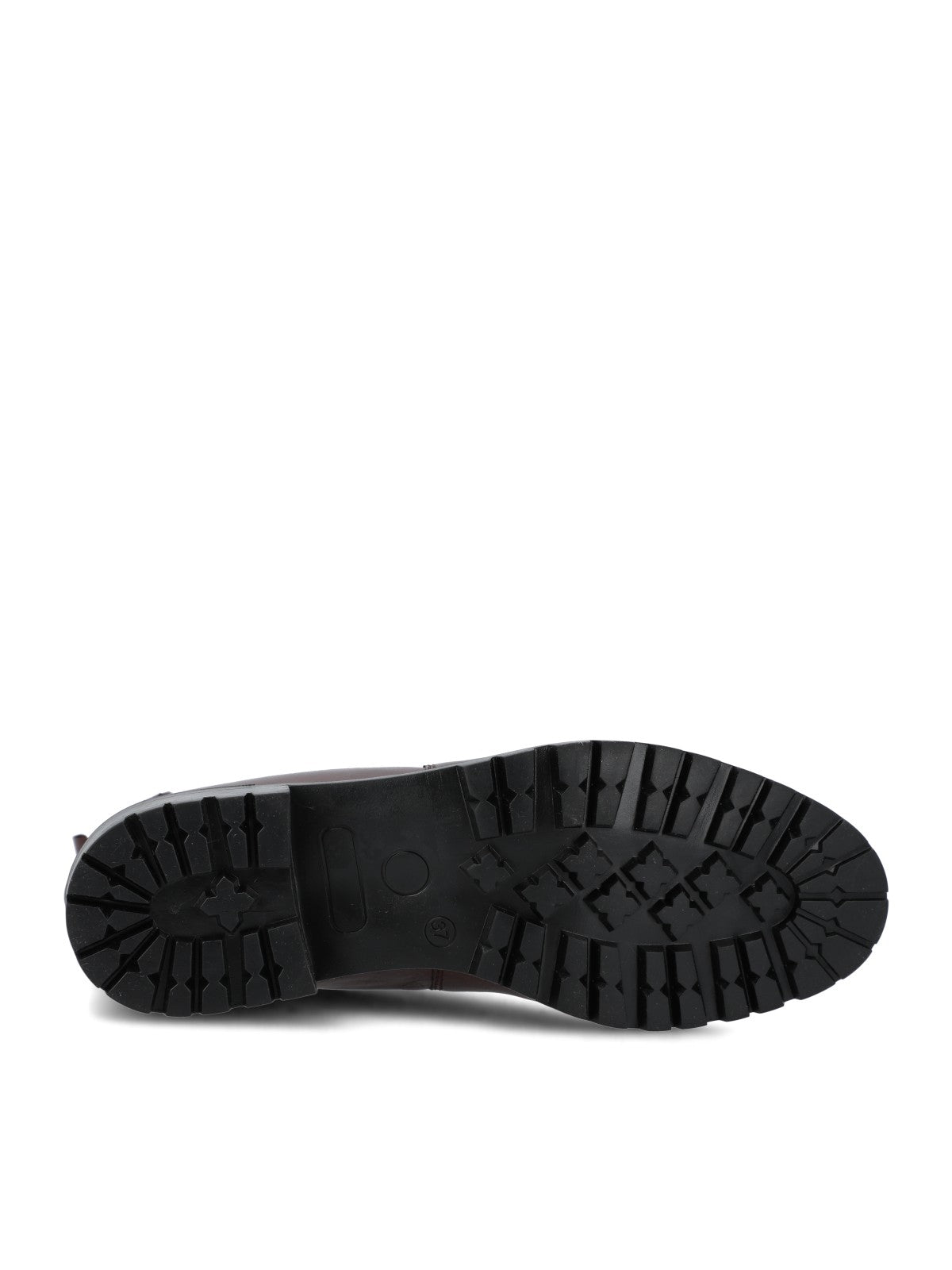 Botin Cuero Mujer Carmeli Burdeo