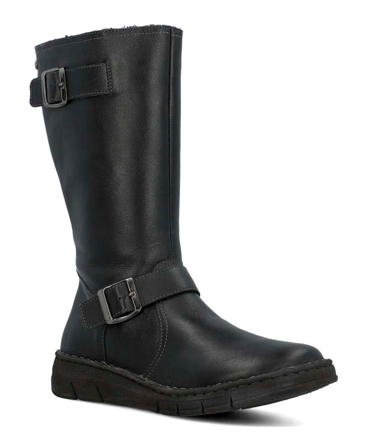 Bota Cuero Mujer Mildre Negra