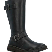 Bota Cuero Mujer Mildre Negra